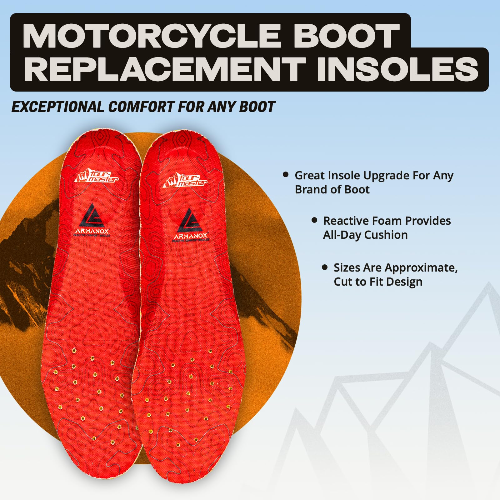 Amazon.com: Tourmaster Motorcycle Boot Replacement Insoles